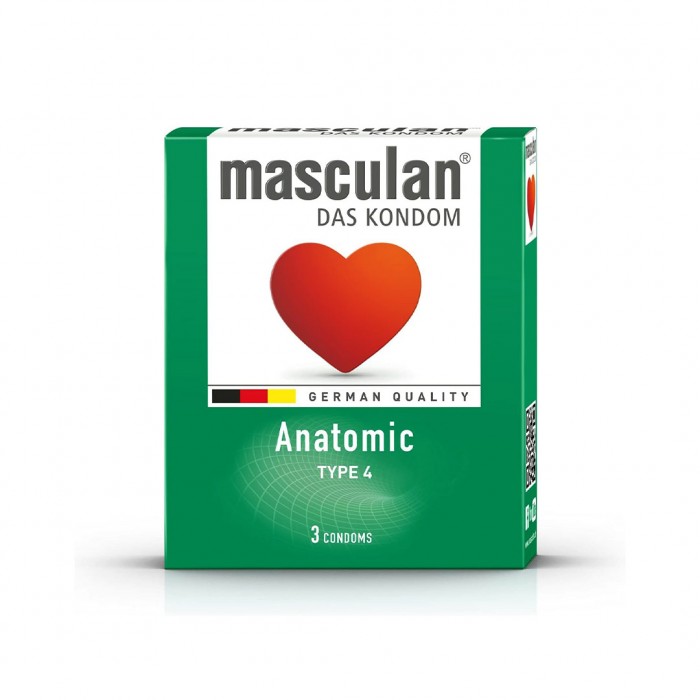 Masculan Anatomic - 3 condoms