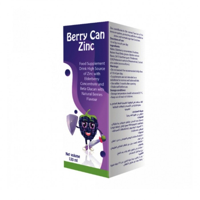 Berry Can Zinc – Drink Supplement 120ml
