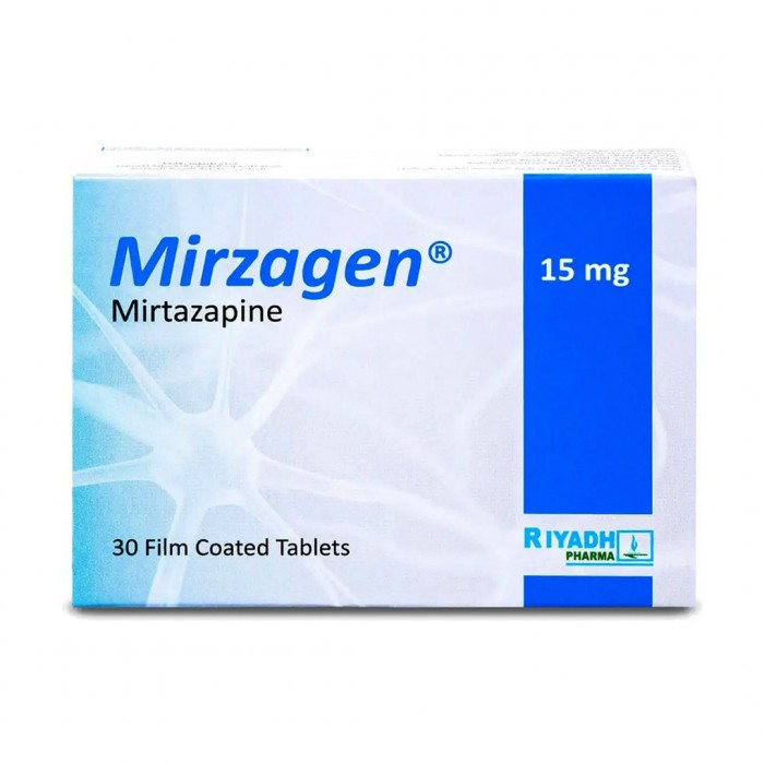 Mirzagen 15 mg Tablets 30'S