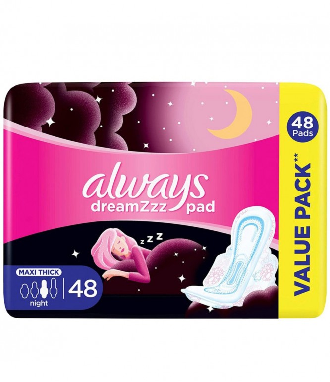 Always Sensitive Night - 48 Pads