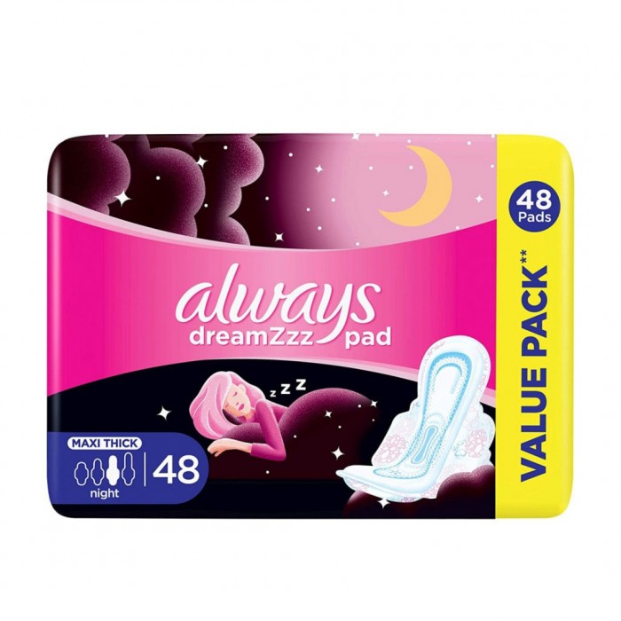 Always Sensitive Night - 48 Pads