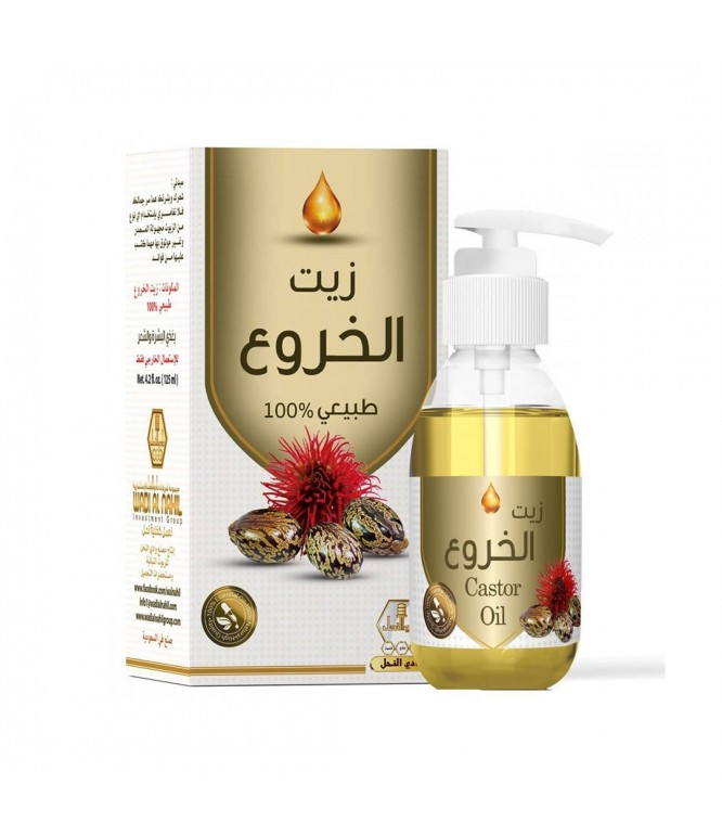 وادي النحل زيت الخروع الطبيعي 125 مل