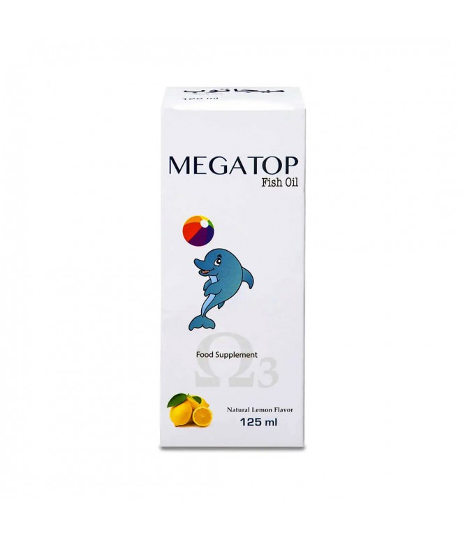  ميجاتوب زيت السمك شراب 125 مل