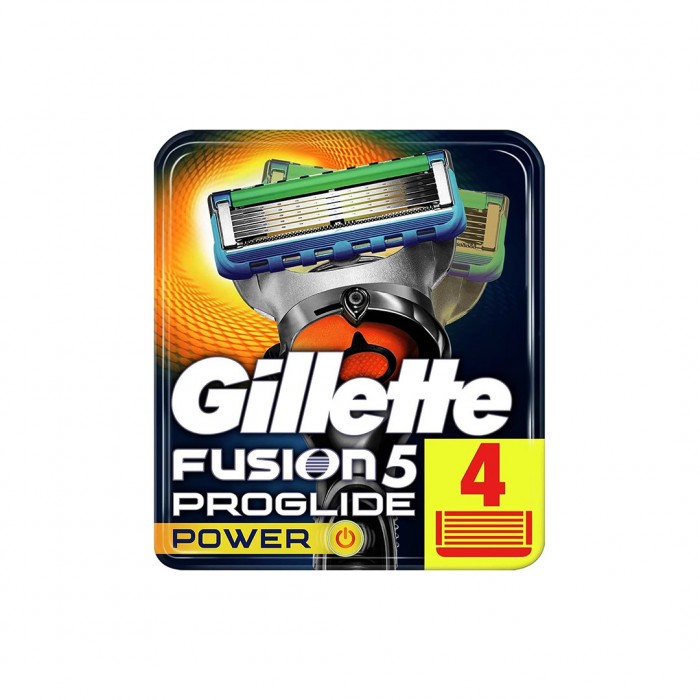 Gillette Fusion Pro-glide Power Blades 4 Pieces