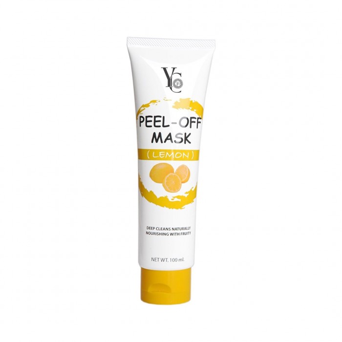 YC peel off mask with lemon for skin care