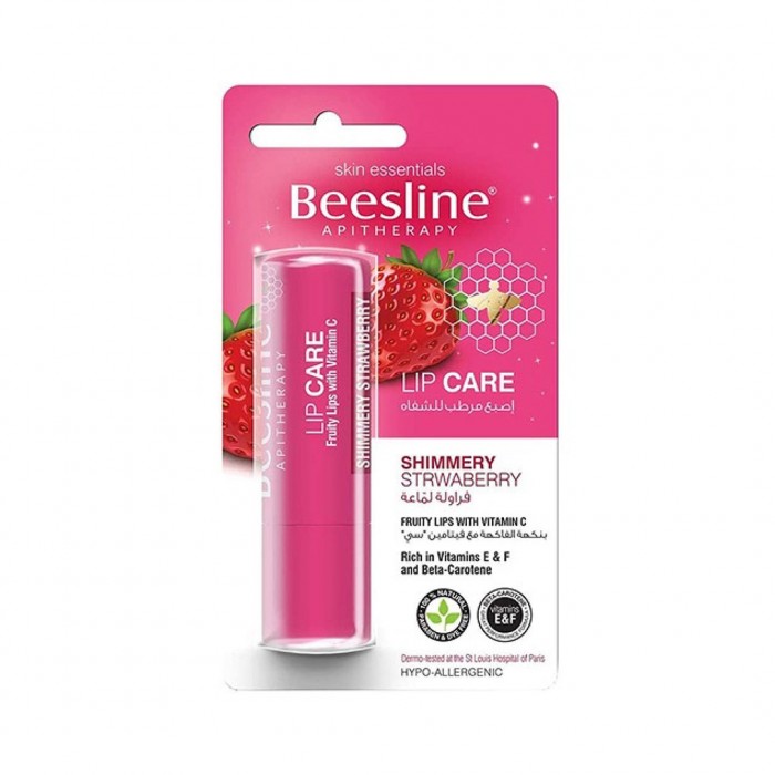 Beesline Lip Balm Shimmery Strawberry 