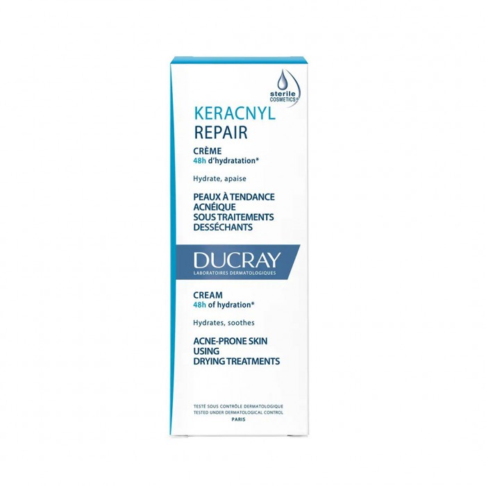 Ducray Keracnyl Repair Hydrating Cream - 50 Ml