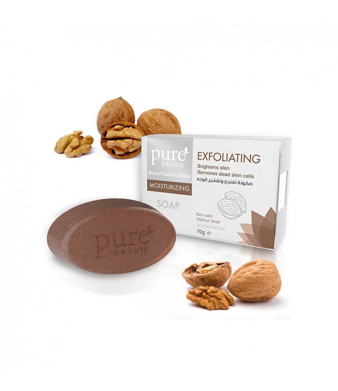 Pure Beauty Exfoliating Moisturizing Soap - 70GM