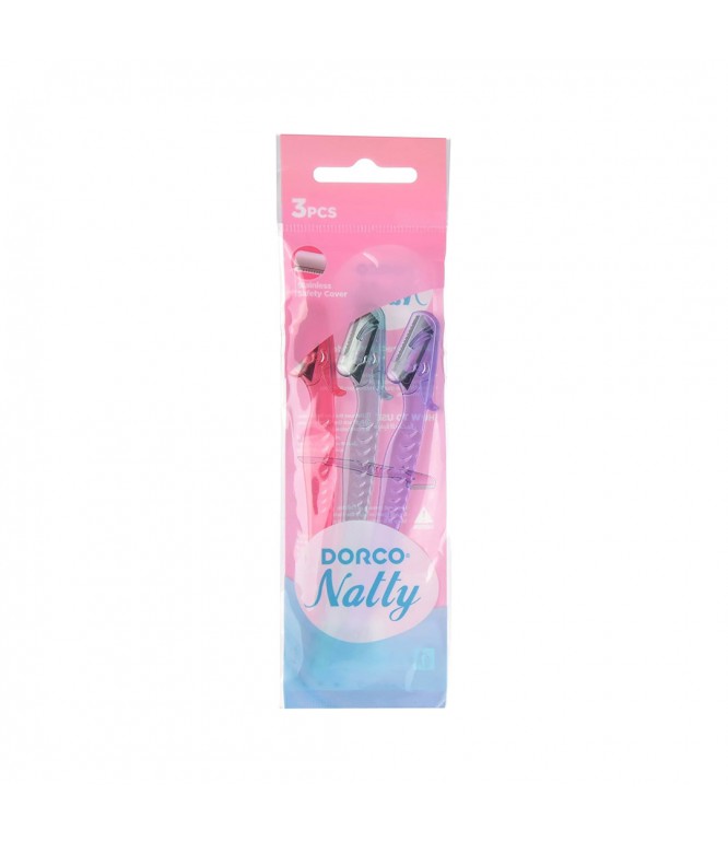 Dorco Disposible Eyebrow Razor Natty For Lady- 3's