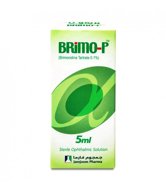 BRIMO-P 0.1% EYE DROPS 5 ML