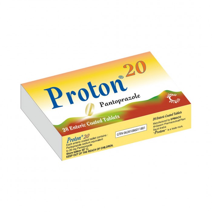 Proton 20mg Tablets 14's