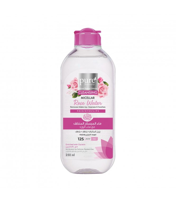 Pure Beauty Micellar Water – Rose Water 250ml