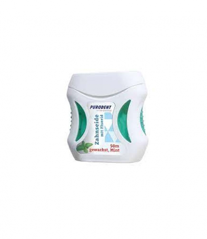 Purodent Dental Floss with Fluride - Waxed