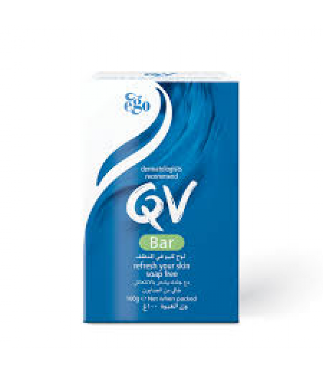 QV صابونة تنظيف البشرة الجافة والحساسة 100 جم