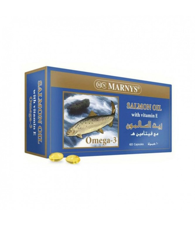 Marnys Salmon Oil With Vitamin E CAP 60'S