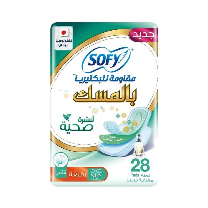 Sofy Slim Antibacterial Large Female Diaper 28's