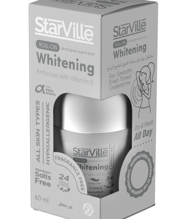 Starville Whitening Roll On Fragrance Free - 60 ml