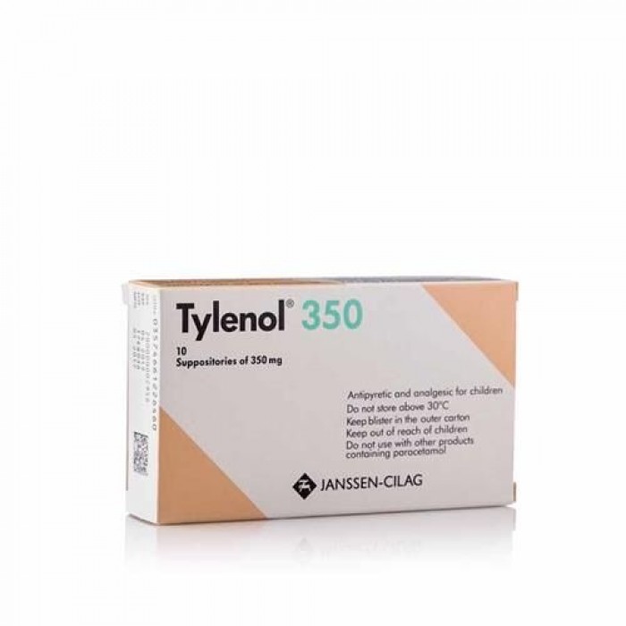 Tylenol 350 mg Supp 10’s