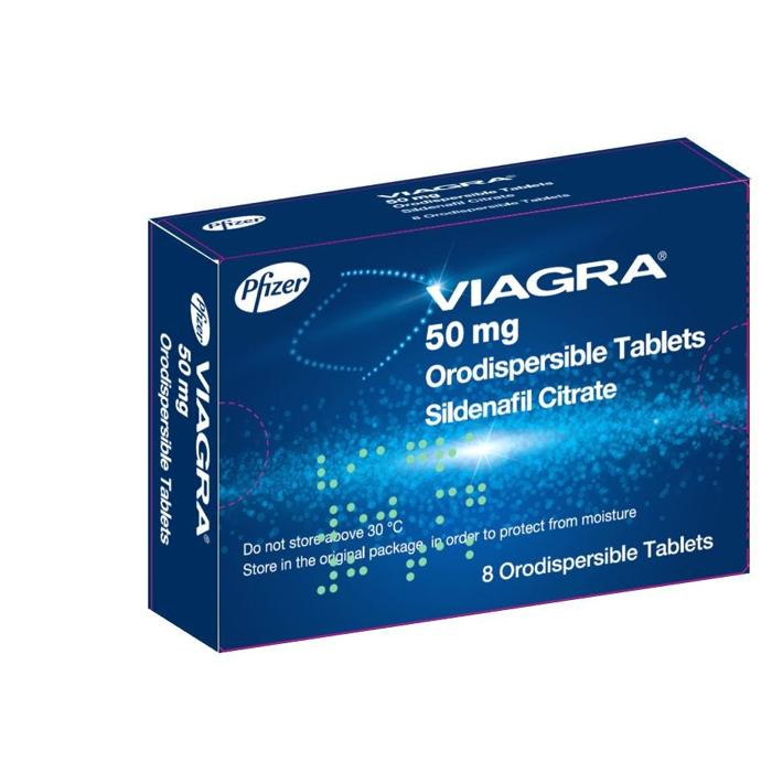 Viagra 50 mg orodis Tab 8’s