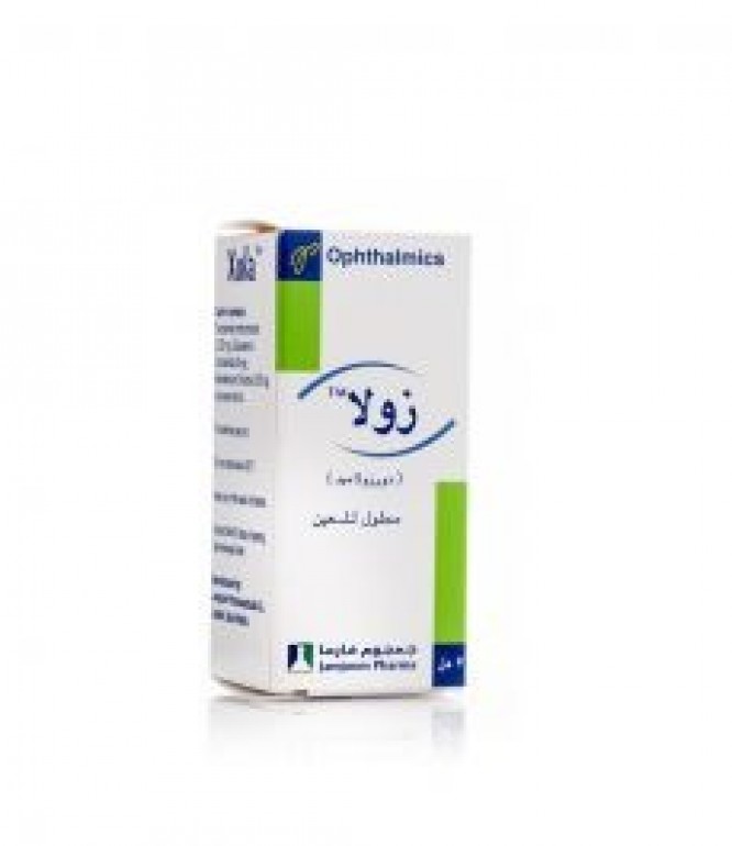 زولا 2% قطرة للعين - 5 مل