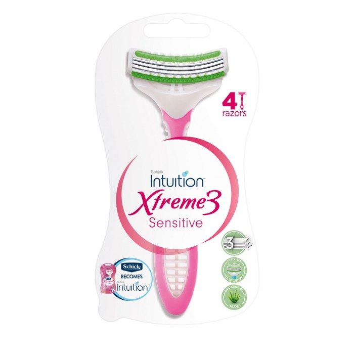 Schick Intuition XTREME3 SENSITIVE 4 TUB (6)