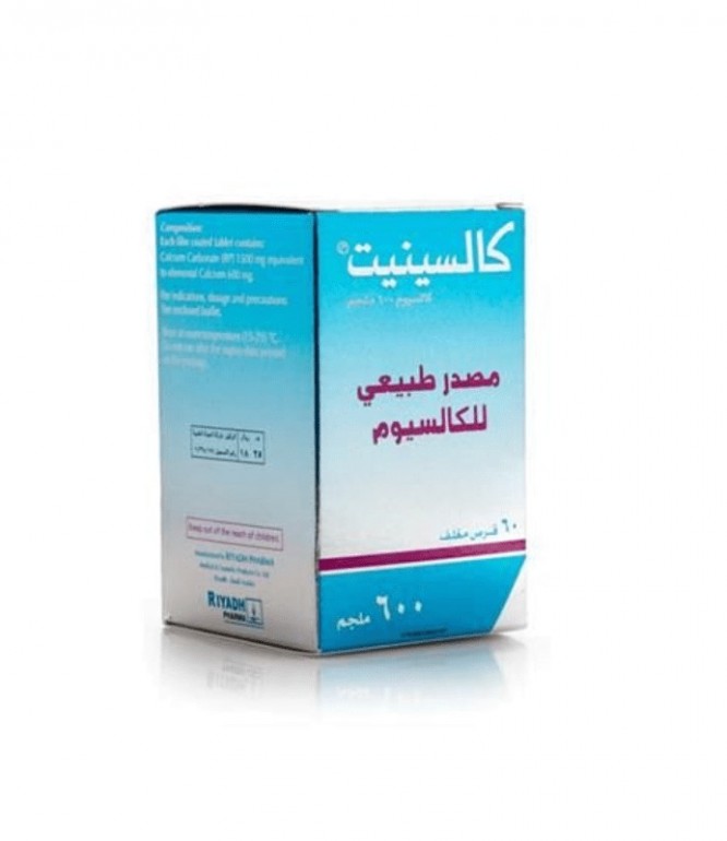 Calcinate Calcium 600 Mg 60 Tablets