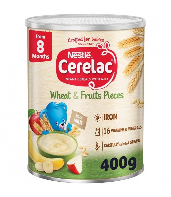 Cerelac Baby Cereal Fruit Pieces 400g
