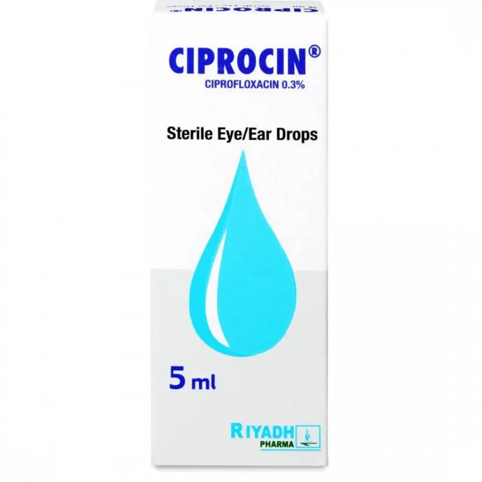 Ciprocin 0.3% Eye & Ear Drop 5 ml