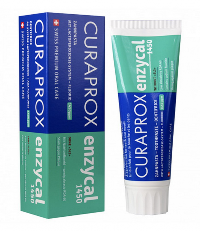 Curaprox Enzycal 1450 Toothpaste 75 ml