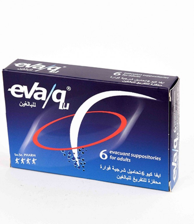 Eva Qu Evacuating Suppositories for Adults 6 Suppositories
