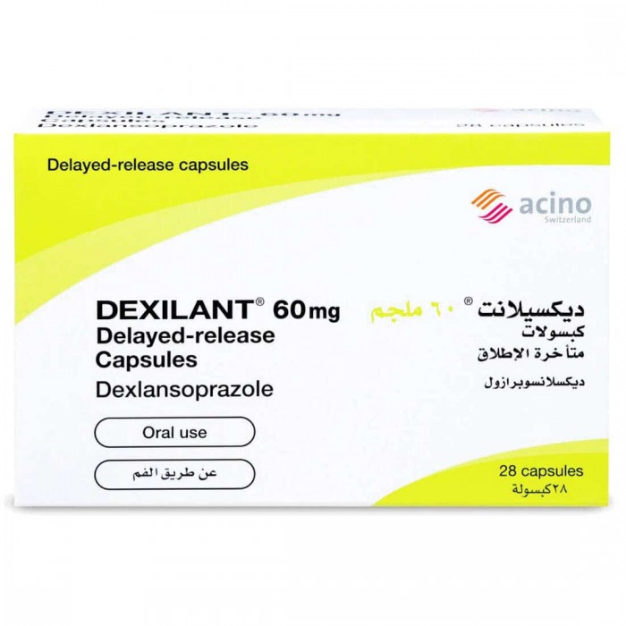 Dexilant 60 mg Capsules 28's