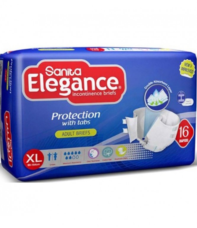 Elegance X-Large Adult Diaper 16's