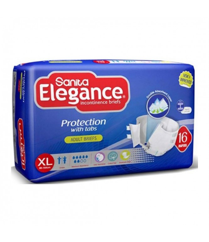 Elegance X-Large Adult Diaper 16's