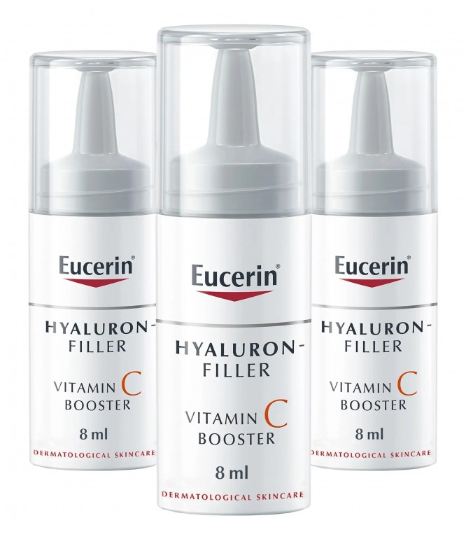 Eucerin Hyaluron Filler Vitamin C Booster 3*8 ml
