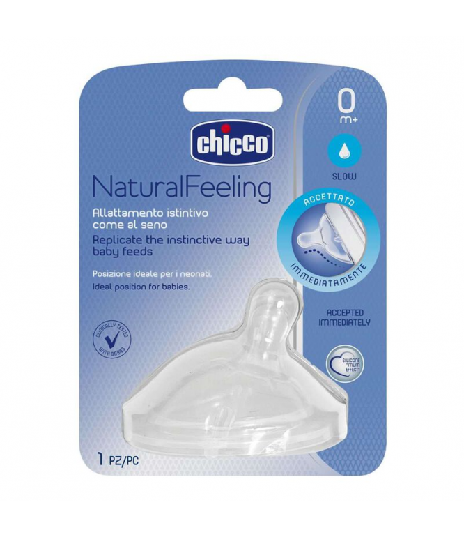 Chicco Teat Step-up slow Flow +0month