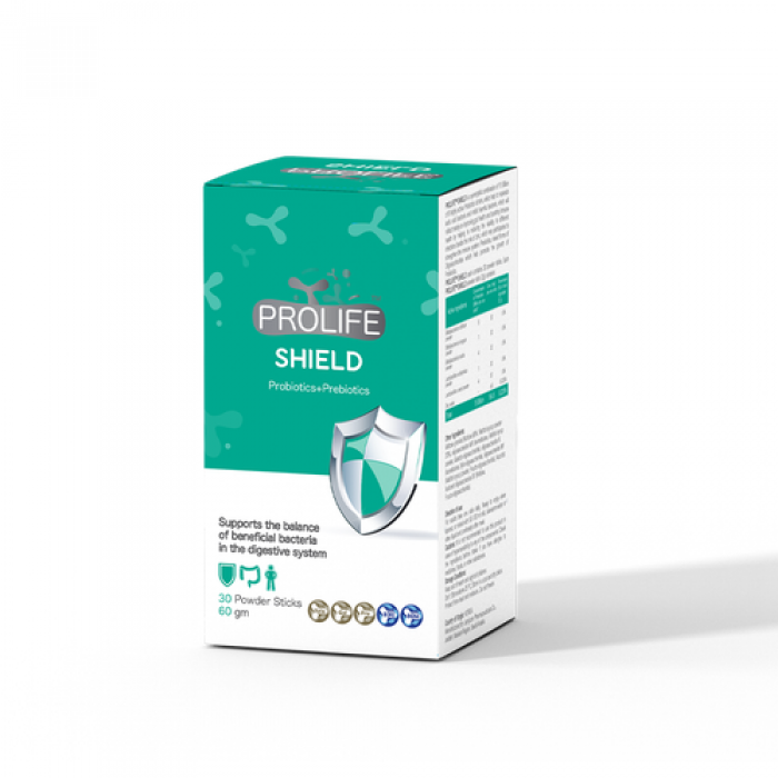 Prolife Shield 30 Sachets – Probiotics & Prebiotics Supplement for Gut and Immune Health

