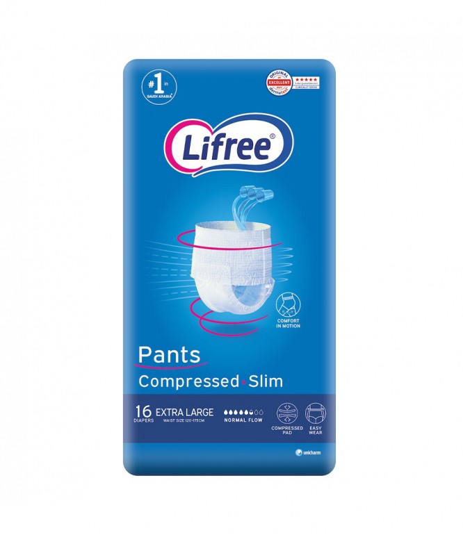 Lifree Pants Normal XL/Small Adult Diaper 16's