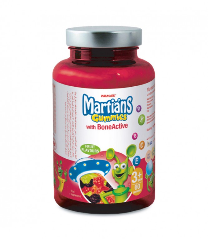 Martians Gummies With Bone Active 60'S