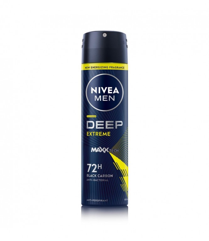 NIVEA Deep Sport Spray Deodorant - 72 Hours Protection - 150ml