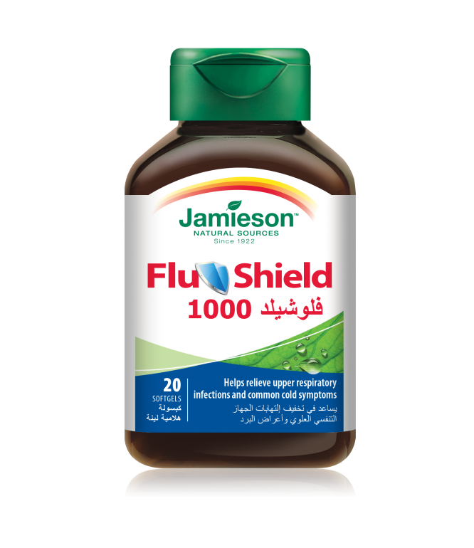 Jamieson FluShield 1000 mg Capsules 20'S