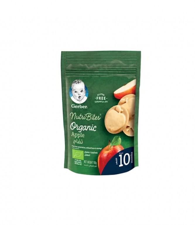 Gerber Organic Apple Biscuits +10 Months 150 gm