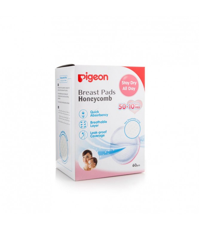 Pigeon Honey Comb Breast Pads 50+10 pieces