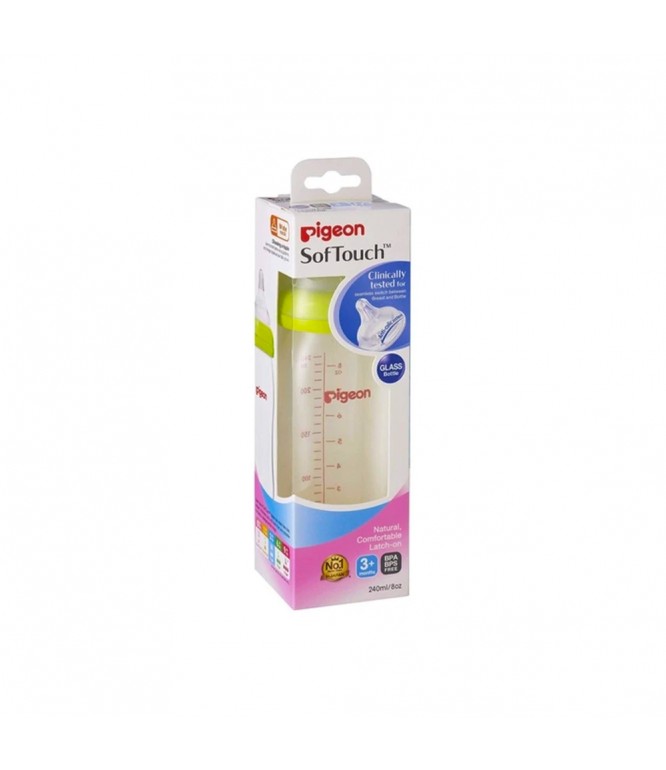 PIGEON F.B PERIS.GLASS S/TOUCH 240ML 004