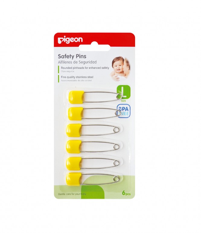 PIGEON SAFTY PIN L/S K881 6 pieces