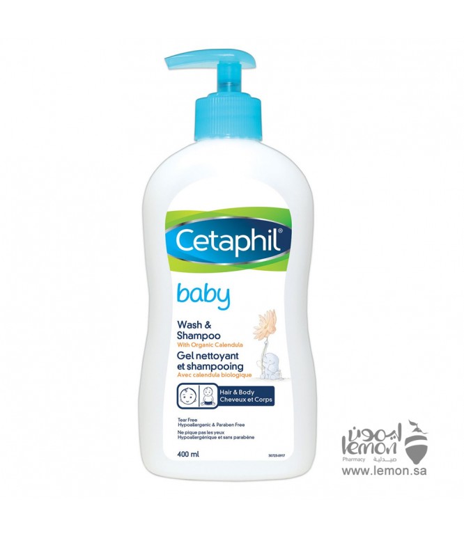 Cetaphil Baby Shampoo and Wash with Calendula 400 ml