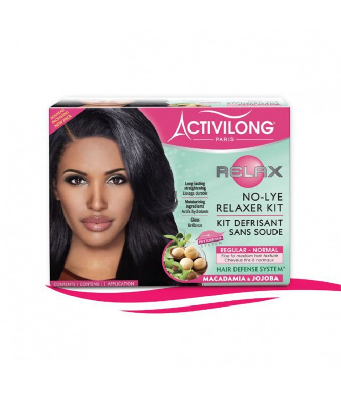 Activilong No-Lye Relaxer Kit Macadamia& Jojoba - Regular