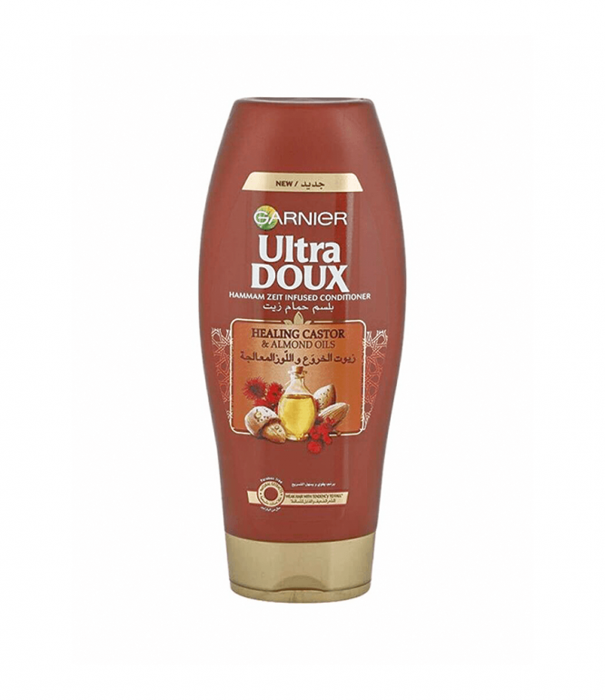 Garnier Ultra Doux Hair Conditioner with Castor Oil and Almond 400 ml