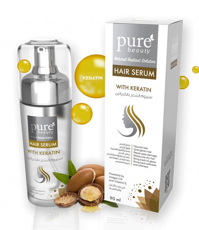 Pure Beauty Hair Serum Keratin 90 ml