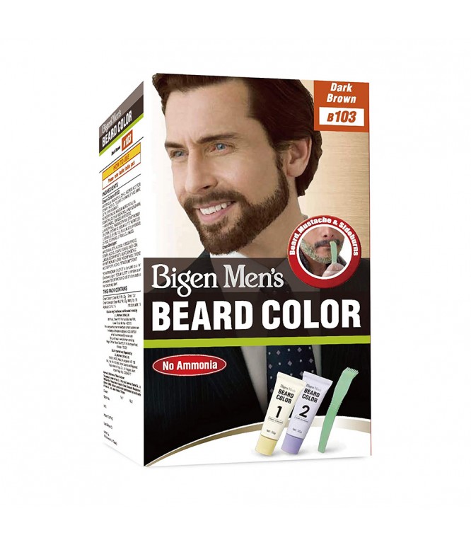 Bigen Men's Beard Color - Dark Brown B103 