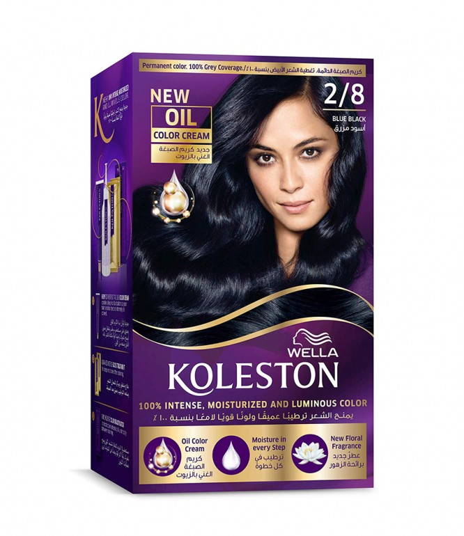 Koleston Hair Color 2/8 Blue Black
